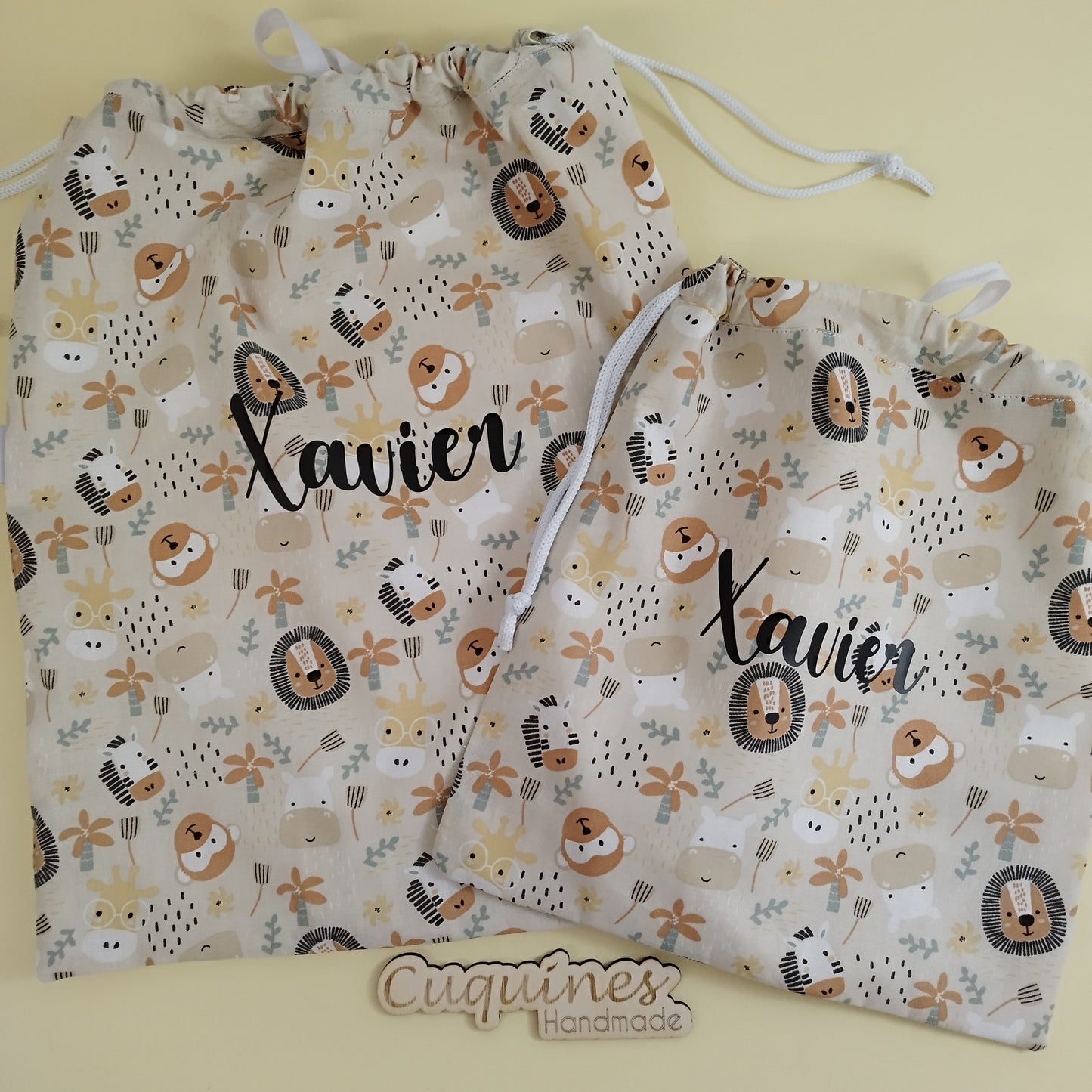 Bolsas colección Safari (medidas-imp./algodón)