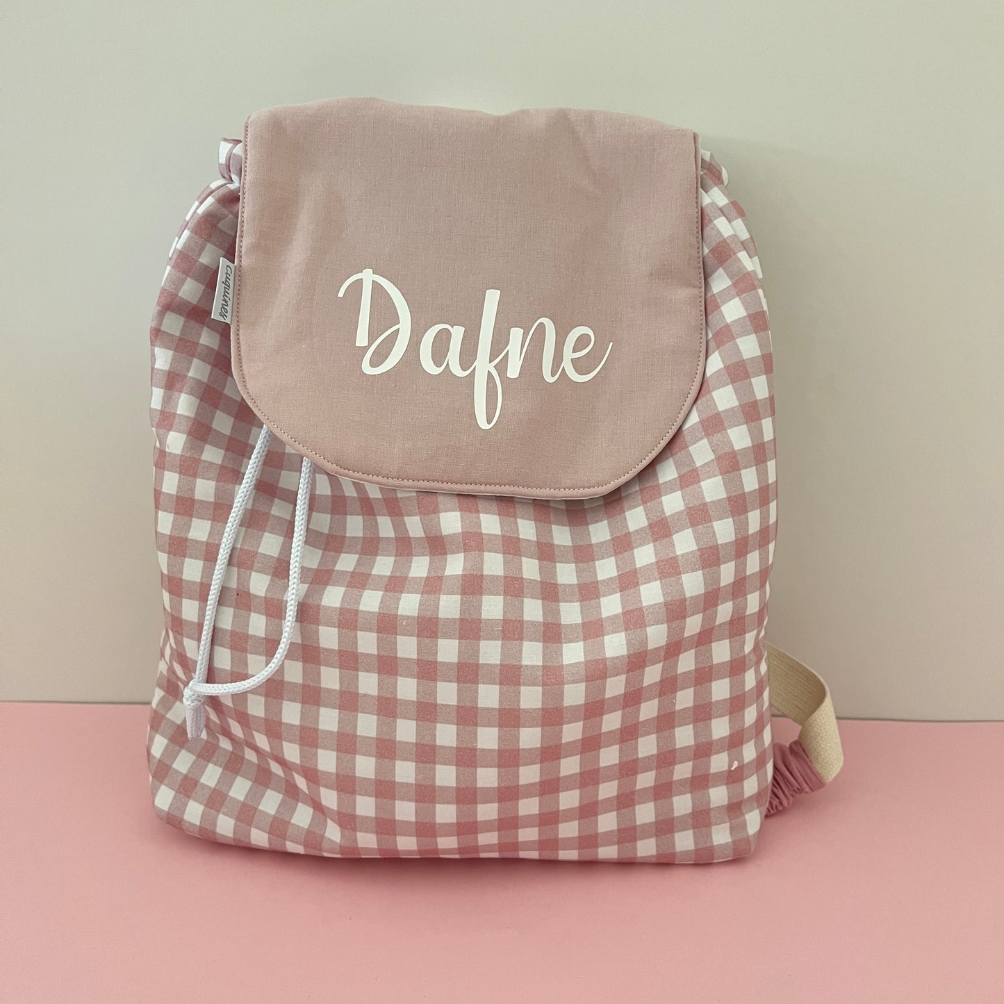 Mochila de solapa Vichy Rosa