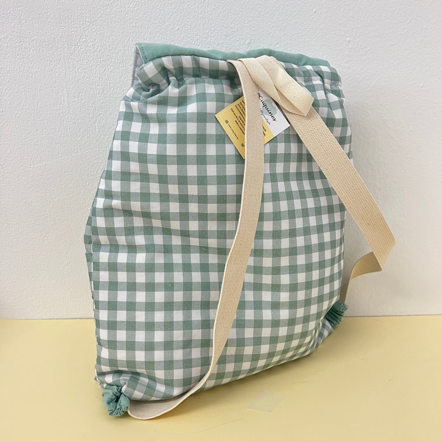 Mochila de solapa Vichy Menta