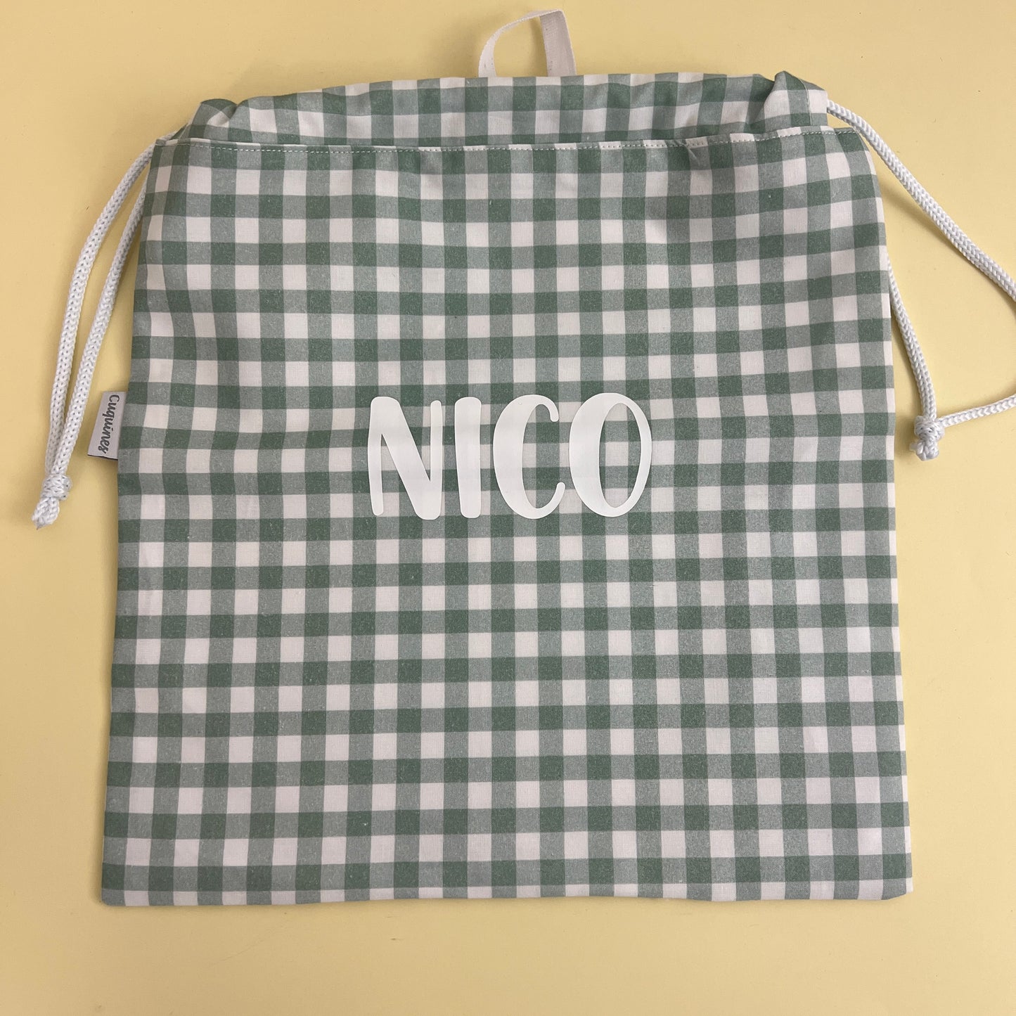 Bolsas colección Vichy Menta (medidas-imp./algodón)