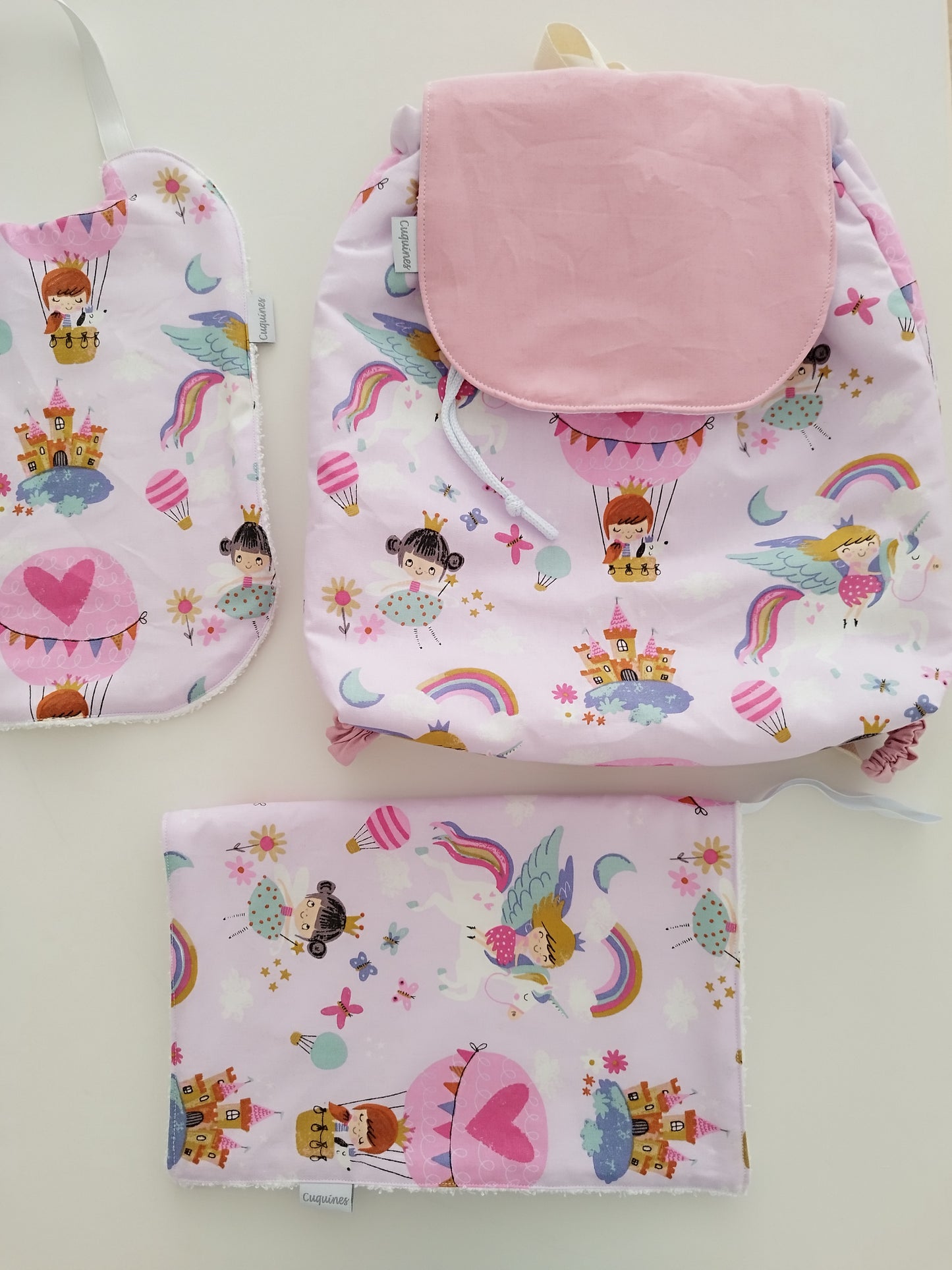 Pack Cuquicole: 3 piezas- Hadas y princesas