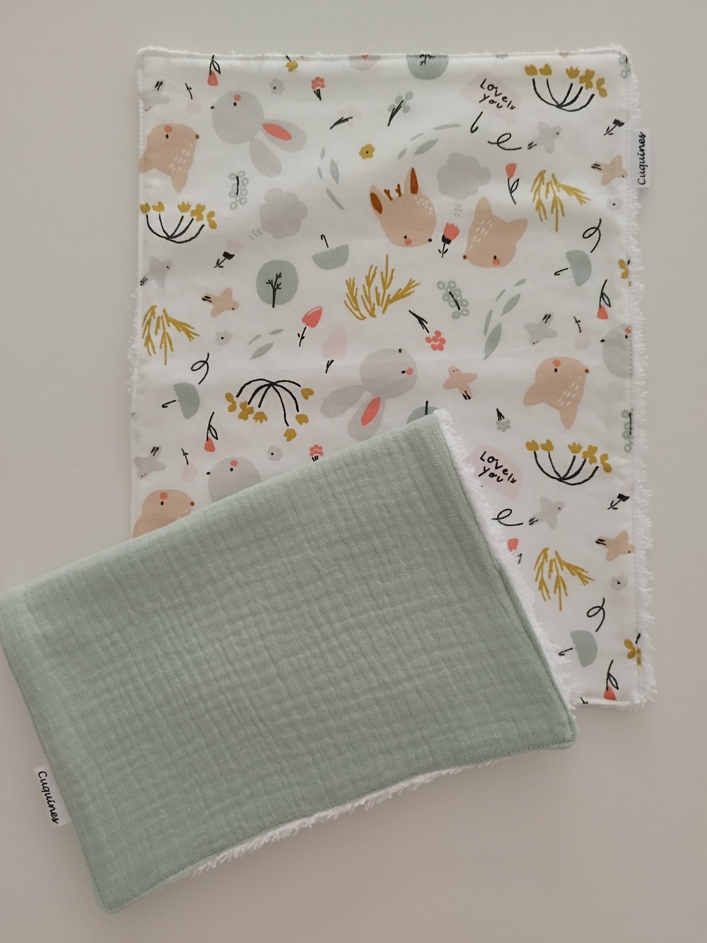 Pack 2 toallitas de bebé de rizo Lovely You