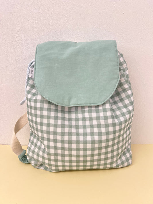 Mochila de solapa Vichy Menta