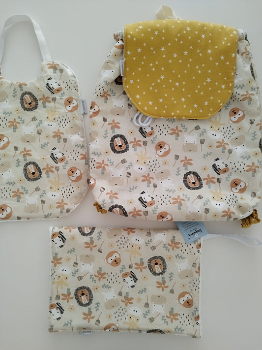 Pack Cuquicole: 3 piezas- Safari