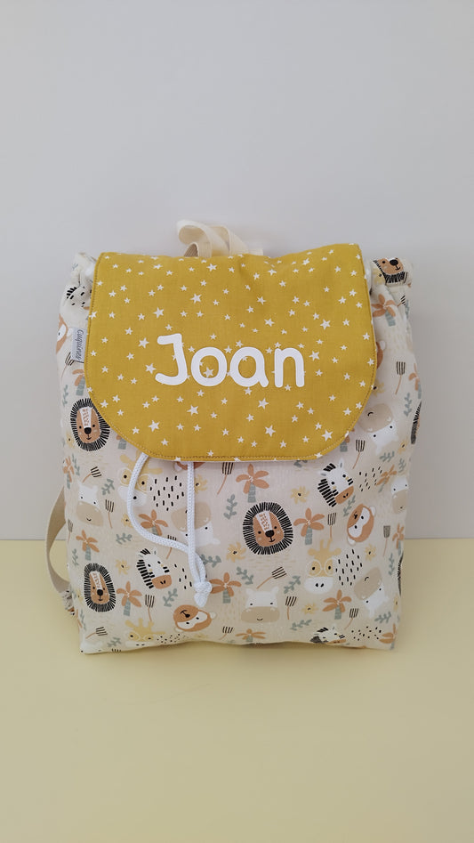 Mochila de solapa Safari